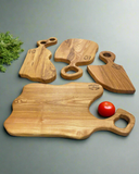 Set decorativ din lemn, Suporturi rustice pentru prezentari culinare [Inchiriere]