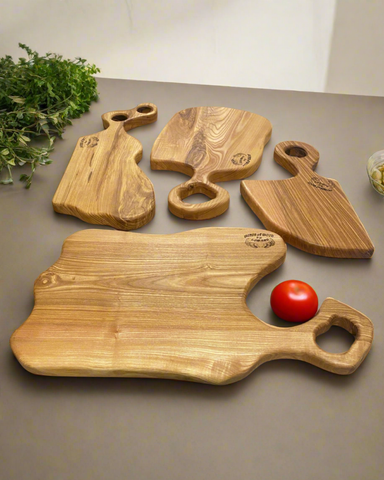 Set decorativ din lemn, Suporturi rustice pentru prezentari culinare [Inchiriere]
