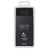 Husa Galaxy A52, A52 5G, A52s, Originala Samsung, S-View Wallet Cover, Negru