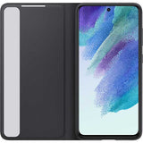 Husa Galaxy S21 FE, Originala Samsung, Clear View Cover, Dark Gray