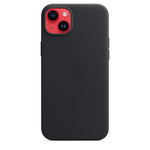 Husa iPhone 14+ (Plus), Originala Apple, Leather Case with MagSafe, Midnight