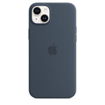 Husa iPhone 14+ (Plus), Originala Apple, Silicone Case with MagSafe, Storm Blue