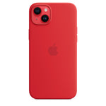 Husa iPhone 14+ (Plus), Originala Apple, Silicone Case with MagSafe, (PRODUCT)RED
