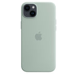 Husa iPhone 14+ (Plus), Originala Apple, Silicone Case with MagSafe, Succulent