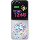 Husa Galaxy Flip6, Originala Samsung, Flipsuit Case, Transparent