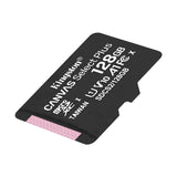 Card de memorie MicroSD Kingston Canvas Select Plus, 128GB, 100MB/s, cu adaptor