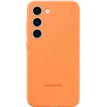 Husa Galaxy S23, Originala Samsung, Silicone Case, Orange