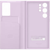 Husa Galaxy S23 Ultra, Originala Samsung, Smart View Wallet Case, Lilac