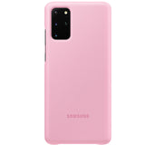 Husa Galaxy S20+ (Plus), Originala Samsung, Clear View Cover, Pink