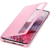 Husa Galaxy S20+ (Plus), Originala Samsung, Clear View Cover, Pink