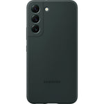 Husa Galaxy S22 (S901), Originala Samsung, Silicone Cover, Dark Green