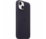Husa iPhone 14+ (Plus), Originala Apple, Leather Case with MagSafe, Ink