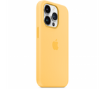 Husa iPhone 14 Pro Max, Originala Apple, Silicone Case with MagSafe, Sunglow