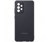 Husa Originala Samsung Galaxy A52s 5G A528 / A52 5G A526 / A52 A525, Silicon, Neagra