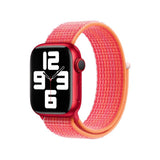 Curea / Bratara Originala Apple pentru Watch 45mm, Sport Loop, Red