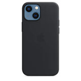 Husa iPhone 13 mini, Originala Apple, Leather Case with MagSafe, Midnight