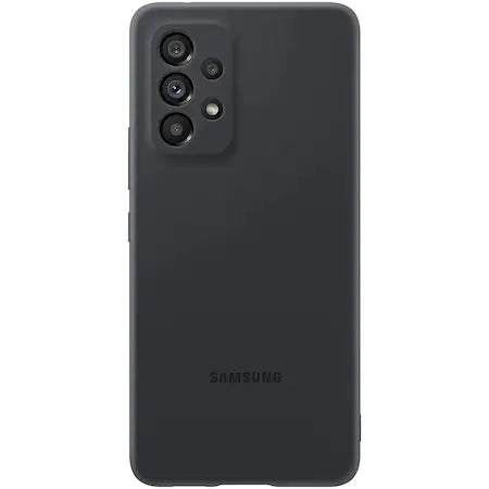 Husa Galaxy A53 5G, Originala Samsung, Silicone Cover, Negru