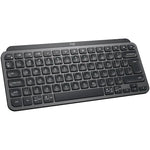 Tastatura Originala Logitech MX Keys Mini, iluminata, Wireless, layout US INTL, Negru