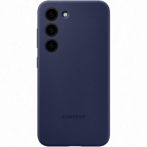 Husa Galaxy S23, Originala Samsung, Silicone Case, Navy