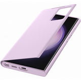 Husa Galaxy S23 Ultra, Originala Samsung, Smart View Wallet Case, Lilac