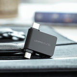 Adaptor Ugreen, USB la USB-C/micro USB, Negru