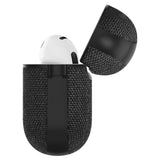 Husa Apple AirPods 3, Spigen Urban Fit, holder metalic, negru