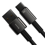 Cablu de date USB la Type-C Baseus, 66W, 1m, negru, CATWJ-B01