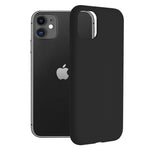 Husa iPhone 11 (6.1"), Techsuit - Soft Edge Silicone, Black