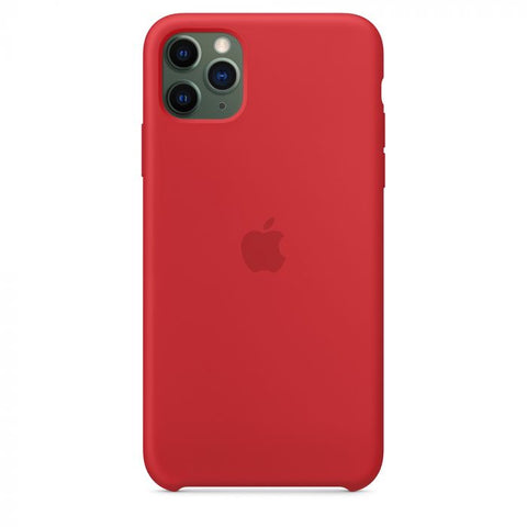 Husa iPhone 11 Pro, Originala Apple, Silicone Case, Rosu