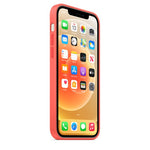 Husa iPhone 12 Pro Max, Originala Apple, Cover Silicone, Case MagSafe, Pink Citrus