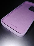 Husa iPhone 13 Pro, Goospery Silicone, interior microfibra, violet