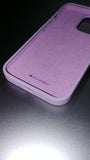 Husa iPhone 13, Goospery Silicone, interior microfibra, violet