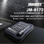 Set profesional Surubelnite de Precizie Jakemy 8172 Pro Tech, 64 Biti, Instrumente Service