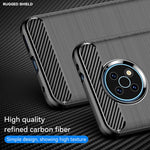 Husa Nokia G50, Techsuit Carbon Silicone, Negru
