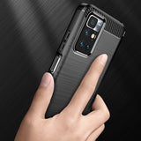 Husa Xiaomi Redmi 10, Techsuit Carbon Silicone, Negru