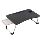 Masuta / Table Stand pentru Laptop / Tableta, Techsuit (LTS-01) cu sertar, Negru