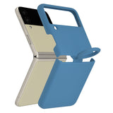 Husa Samsung Galaxy Z Flip3 5G, Techsuit, Soft Edge Silicone, Denim Blue
