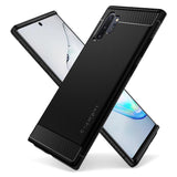 Husa Samsung Galaxy Note 10+ (Plus), Spigen Rugged Armor, Black