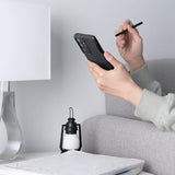 Husa Samsung Galaxy S21 Ultra, Spigen Liquid Air Pen, Black