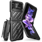 Husa Samsung Galaxy Z Flip3 5G, Supcase, Unicorn Beetle Pro, Negru