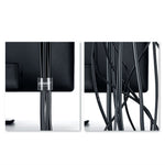 Organizator cabluri Ugreen, multifunctional, banda velcro, 5m, negru