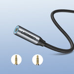 Adaptor audio Ugreen, convertor Type-C la Jack 3.5mm, gri