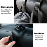 Suport auto geanta cu prindere de tetiera Techsuit, ABS-OTH1, Negru