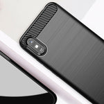 Husa Xiaomi Redmi 9A, Techsuit Carbon Silicone, Negru