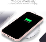 Husa iPhone 11 Pro (5.8"), Goospery Silicone, interior microfibra alcantara, roz pal