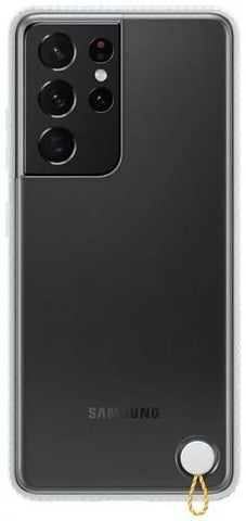 Husa Galaxy S21 Ultra, Originala Samsung, Clear Protective Cover, White