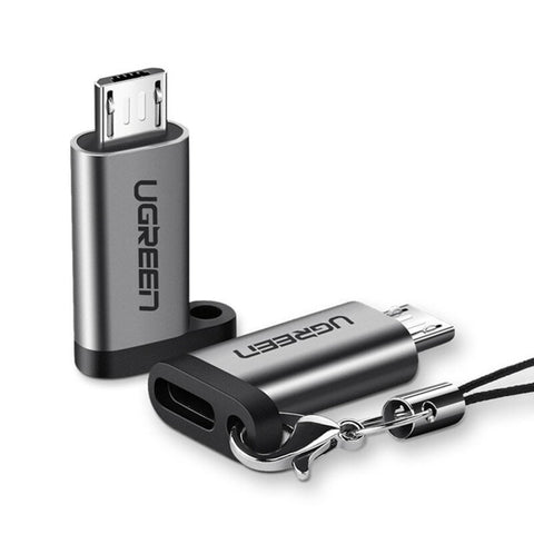 Adaptor Type-C la Micro-USB Ugreen, 480Mbps, Gri