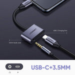 Adaptor casti USB-C la mufa Jack, Type-C Ugreen, gri