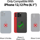Husa iPhone 12 Pro, iPhone 12 (6.1"), Goospery Silicone, interior microfibra alcantara, Negru