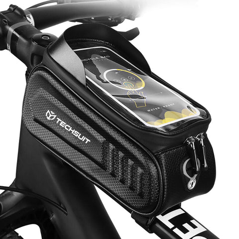 Geanta cadru bicicleta waterproof pentru telefon Techsuit